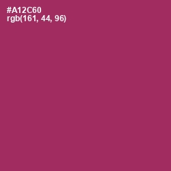 #A12C60 - Rouge Color Image