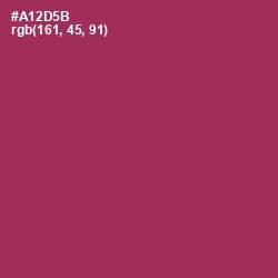 #A12D5B - Night Shadz Color Image