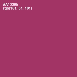 #A13365 - Rouge Color Image