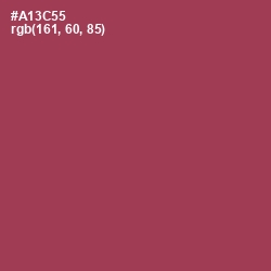 #A13C55 - Night Shadz Color Image