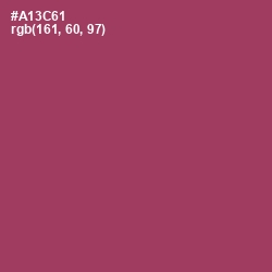 #A13C61 - Rouge Color Image