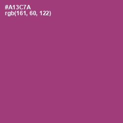 #A13C7A - Royal Heath Color Image