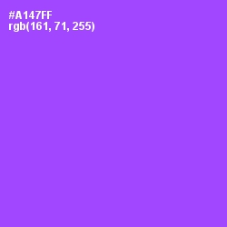 #A147FF - Medium Purple Color Image