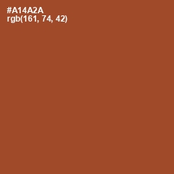 #A14A2A - Paarl Color Image