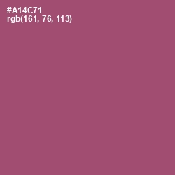 #A14C71 - Cadillac Color Image