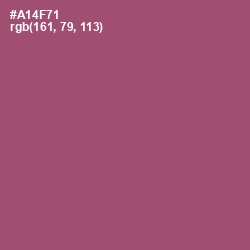 #A14F71 - Cadillac Color Image