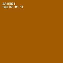 #A15B01 - Rich Gold Color Image