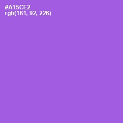 #A15CE2 - Medium Purple Color Image