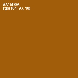 #A15D0A - Rich Gold Color Image