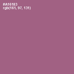 #A16183 - Turkish Rose Color Image