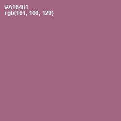 #A16481 - Turkish Rose Color Image