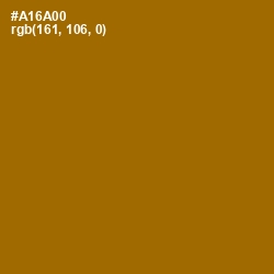#A16A00 - Buttered Rum Color Image