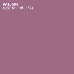 #A16A84 - Turkish Rose Color Image