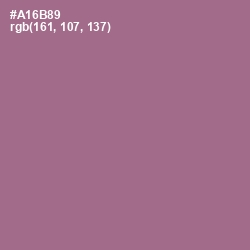 #A16B89 - Turkish Rose Color Image