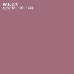 #A16C7C - Coral Tree Color Image