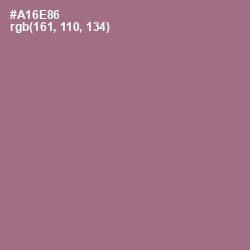 #A16E86 - Turkish Rose Color Image