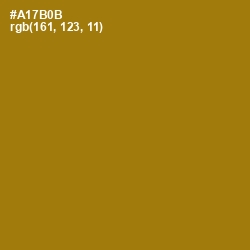 #A17B0B - Buttered Rum Color Image