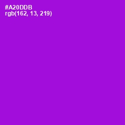 #A20DDB - Electric Violet Color Image