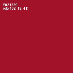 #A21229 - Shiraz Color Image