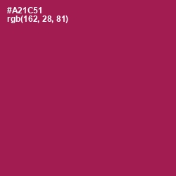 #A21C51 - Jazzberry Jam Color Image