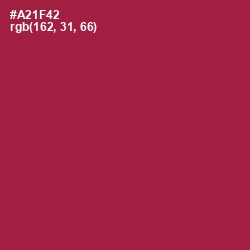 #A21F42 - Jazzberry Jam Color Image