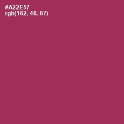 #A22E57 - Night Shadz Color Image