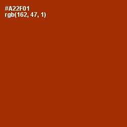 #A22F01 - Tabasco Color Image