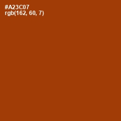 #A23C07 - Tabasco Color Image