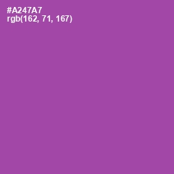 #A247A7 - Trendy Pink Color Image