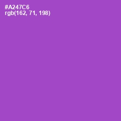 #A247C6 - Amethyst Color Image