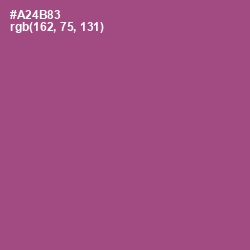 #A24B83 - Tapestry Color Image