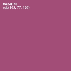 #A24D78 - Cadillac Color Image