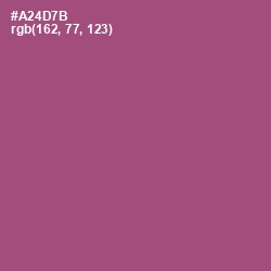 #A24D7B - Cadillac Color Image