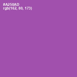 #A250AD - Wisteria Color Image