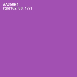 #A250B1 - Wisteria Color Image