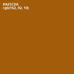 #A25C0A - Rich Gold Color Image