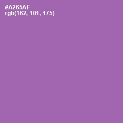 #A265AF - Wisteria Color Image