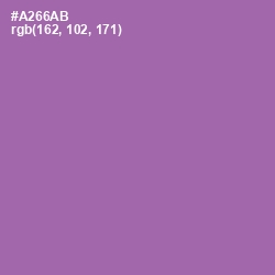 #A266AB - Wisteria Color Image