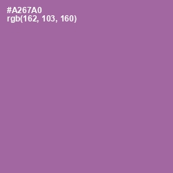 #A267A0 - Trendy Pink Color Image