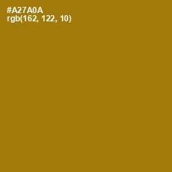 #A27A0A - Buttered Rum Color Image