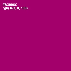 #A3006C - Flirt Color Image