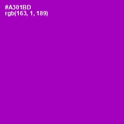 #A301BD - Violet Eggplant Color Image