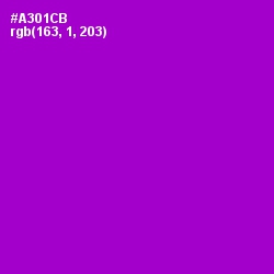 #A301CB - Electric Violet Color Image