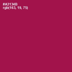 #A3134B - Jazzberry Jam Color Image
