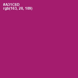 #A31C6D - Lipstick Color Image