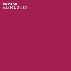 #A31F50 - Jazzberry Jam Color Image