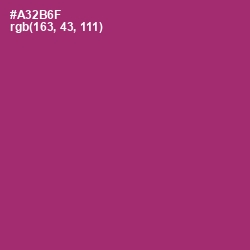 #A32B6F - Royal Heath Color Image