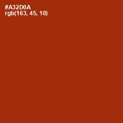 #A32D0A - Tabasco Color Image