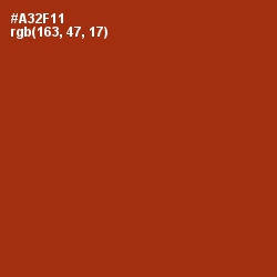 #A32F11 - Tabasco Color Image