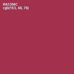 #A3304C - Night Shadz Color Image